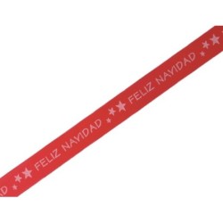 Cinta Feliz Navidad - 15mm...
