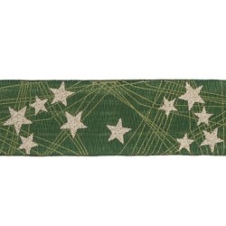 Cinta Stars verde - 40mm -...