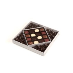 Caja cuadro blanca