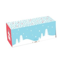 Caja tronco de navidad