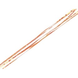 Rafia brillante naranja 