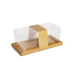 Caja para troncos Galaxy oro