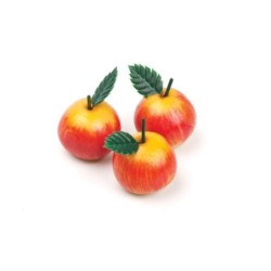 Manzana roja mazapán