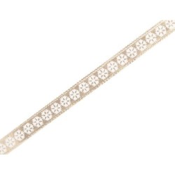 Cinta Flor de nieve 15mm - 20m