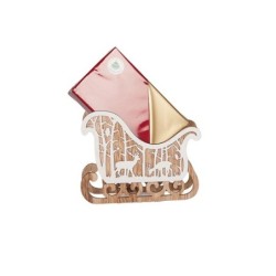 Contenedor trineo purpurina