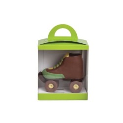 Caja verde c/ventana apert....