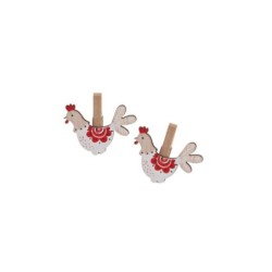 Pinzas Gallinitas Decoradas
