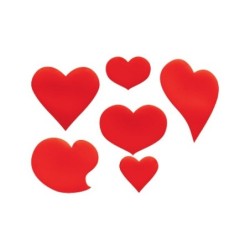 Corazones variados