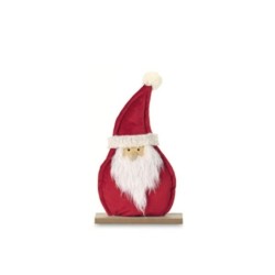 Papá Noel pie de madera