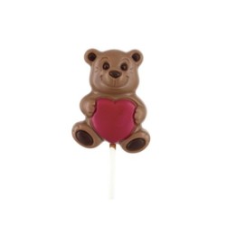 Piruleta chocolate oso amoroso