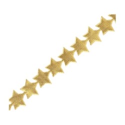 Cinta estrellas doradas