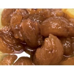 Marron almíbar troceado