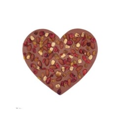 Placa choc.frutos secos...