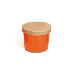 Vaso helado 580ml naranja