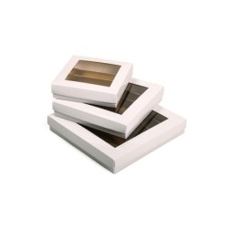 Caja Prettybox blanco/oro