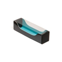 Caja 6 macarons Negro/Azul