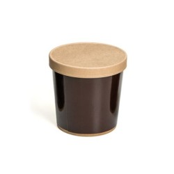 Vaso helado 800ml marrón...