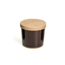 Vaso helado 580ml marrón