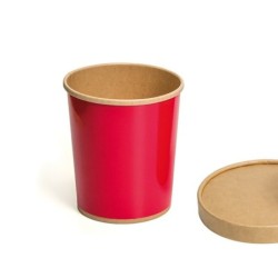 Vaso helado 900ml fucsia...