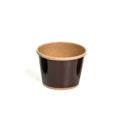 Vaso helado 400ml marrón
