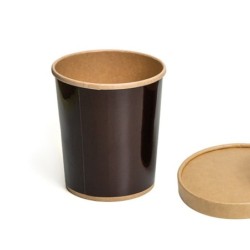 Vaso helado 900ml marrón...