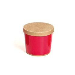 Vaso helado 580ml fucsia