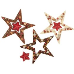 Estrellas perfiladas...