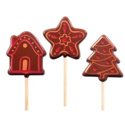 Blísters piruletas navideñas