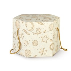 Caja panettone Univers blanc