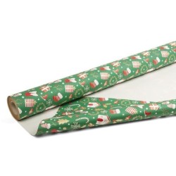 Bobina verde motivos Navidad