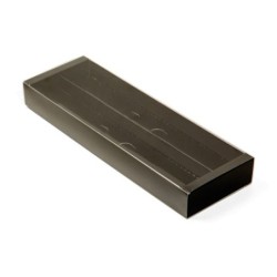 Reglette negra funda doble