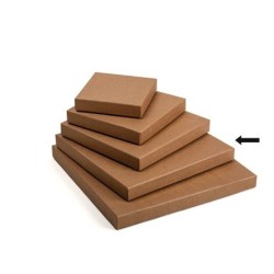 Caja rígida Kraft Ruche