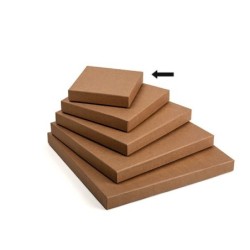 Caja rígida Kraft Ruche