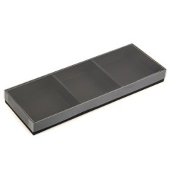 Negra gofrada rectangular...