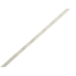 Cinta elegance plata 8mm 50m