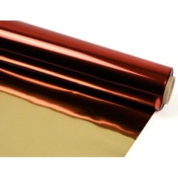 Rollo poliprop. opaco oro/rojo