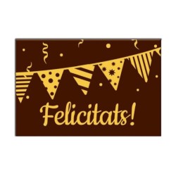 64 Rect.CN Felicitats! 6*4 cm