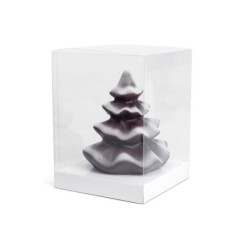 Arbol nevado negro 16 cm