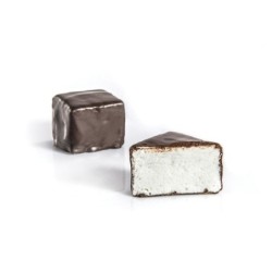 Cubos guimauve  negro /cj 3 kg