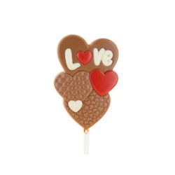 Piruleta choc Love heart/...