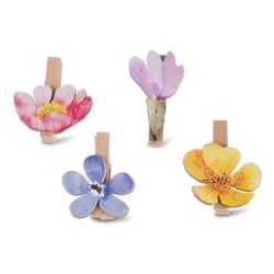 Pinzas florecitas