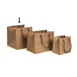 Bolsa lujo 25x25x25 blanco...