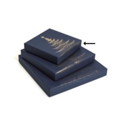 Caja Rígida Navidad dorada