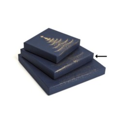 Caja Rígida Navidad dorada