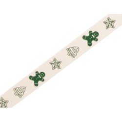 Cinta dulce Navidad verde