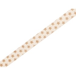 Cinta eco beige  estrellas