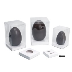 Zócalo blanco para huevo