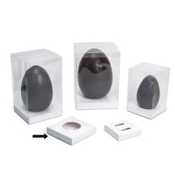 Zócalo blanco para huevo