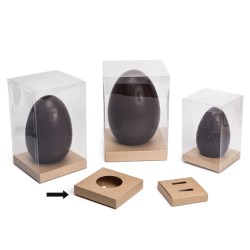 Zócalo kraft para huevo