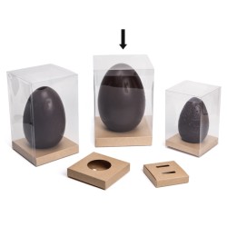 Zócalo kraft para huevo